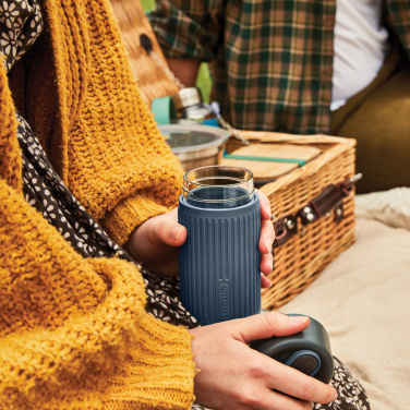 Логотрейд бизнес-подарки картинка: Дорожный стакан из стекла Black+Blum 340 мл