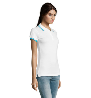 Лого трейд pекламные подарки фото: PASADENA women polo 200g