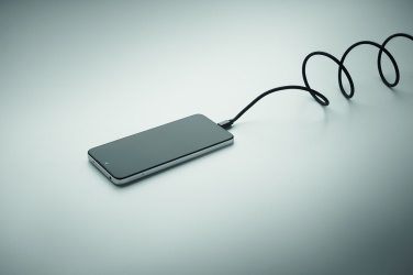 Лого трейд бизнес-подарки фото: Braided magnetic cable in RPET