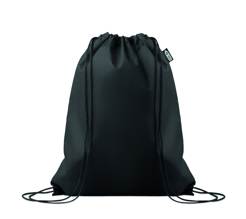 Логотрейд pекламные продукты картинка: Drawstring bag RPET non-woven