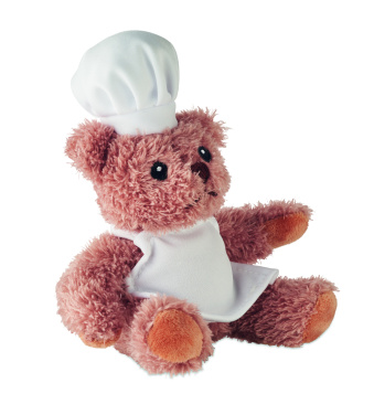 Логотрейд pекламные подарки картинка: Teddy bear plush chef