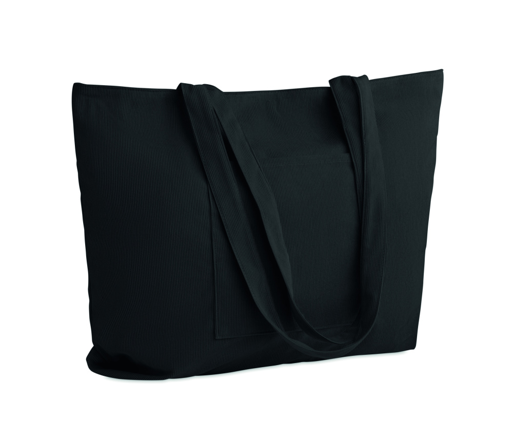 Логотрейд pекламные подарки картинка: Corduroy large shopping bag