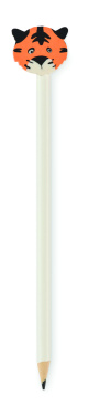 Логотрейд pекламные подарки картинка: Wooden pencil in animal shape