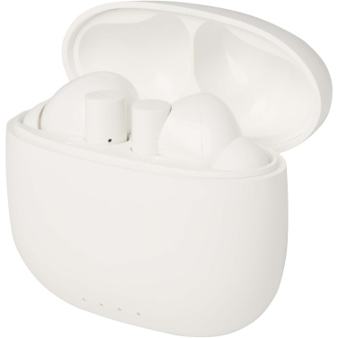 Логотрейд pекламные продукты картинка: Alterf гарнитура True Wireless Bluetooth® из переработанной пластмассы с силиконовыми амбушюрами