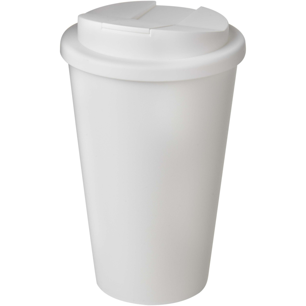 Логотрейд pекламные cувениры картинка: Изолированный стакан Brite-Americano® POP 350 мл с крышкой с защитой от проливания