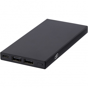 Logotrade kampanjprodukter bild: Connect 5 000 mAh powerbank av återvunnen aluminium