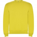 Clasica unisex tröja med rund hals, Gul