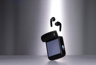 Logotrade profilreklam bild: Skywave solcellsöronsnäckor RCS återvunnen plast