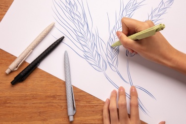 Logotrade reklamprodukter bild: Vetestrå penna