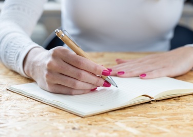 Logotrade reklamprodukter bild: Pynn bambu infinty penna