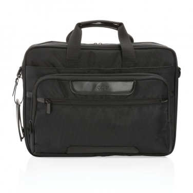 Logotrade reklamprodukter bild: Swiss Peak AWARE™ RPET Voyager 15.6" laptopväska