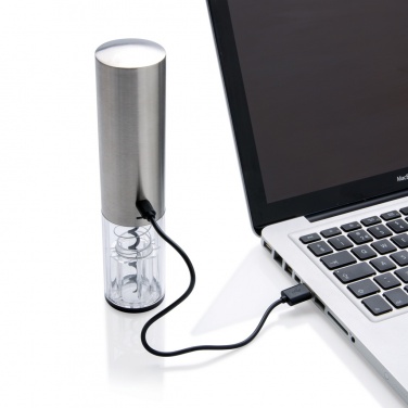 Logotrade profilreklam bild: Elektrisk vinöppnare, USB-laddning