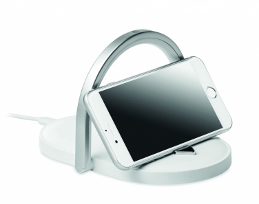 Logotrade reklamprodukter bild: Lampa och trådlös laddare 10W