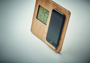 Logotrade presentreklam bild: Väderstation i bambu