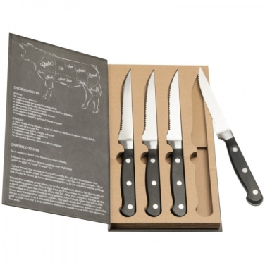 Logotrade presentreklam bild: Steak knivset LONDON