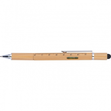 Logotrade presentreklam bild: 6-i-1 multifunktionspenna COIMBRA