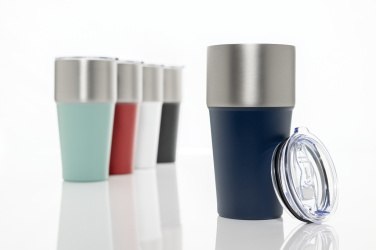 Logotrade profilreklam bild: Fluid RCS-certifierat dricksglas i återvunnet stål 500ML