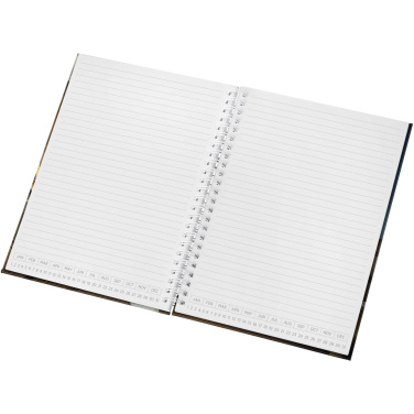 Logotrade reklamprodukter bild: Desk-Mate® A5 inbunden odaterad dagbok