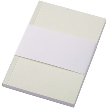 Logotrade profilprodukter bild: Novella Austen A6 anteckningsbok med mjukt omslag av återvunnet material, 100 ark