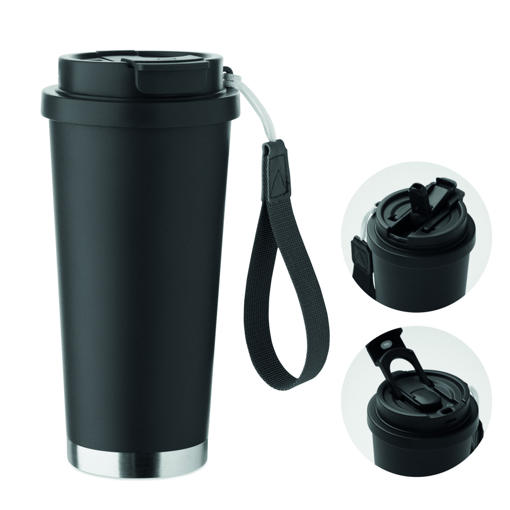 Logotrade presentreklam bild: Mugg med dubbelvägg 500 ml