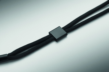 Logotrade profilreklam bild: Handledsband telefon i RPET