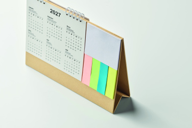 Logotrade profilprodukter bild: Skrivbordskalender med memopad