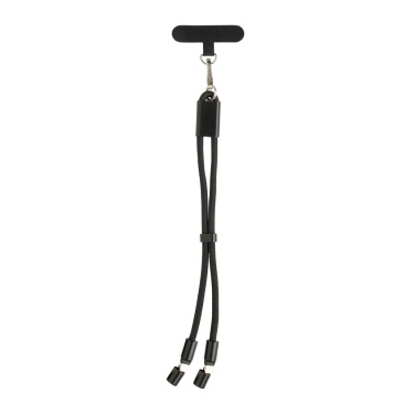 Logotrade profilprodukter bild: LoopAmp RCS RPET handledsrem för telefon med 60 W kabel