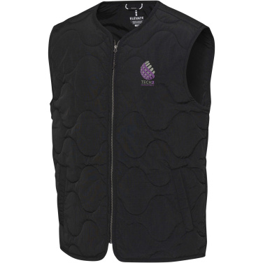Logotrade reklamprodukter bild: Quartz unisex quiltad väst av GRS-certifierat återvunnet material