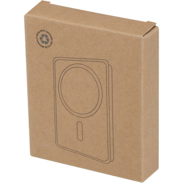 Logotrade kampanjprodukter bild: Acrab 10 000 mAh 15 W magnetisk trådlös powerbank med 20 W PD – tillverkad av återvunnen plast