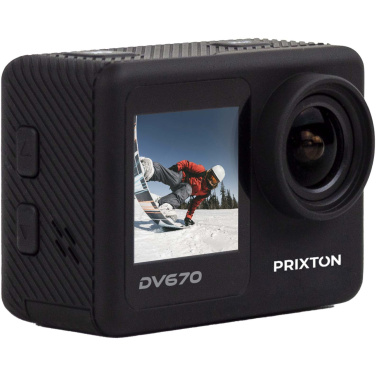 Logotrade profilreklam bild: Prixton DV670 4K actionkamera med dubbel skärm