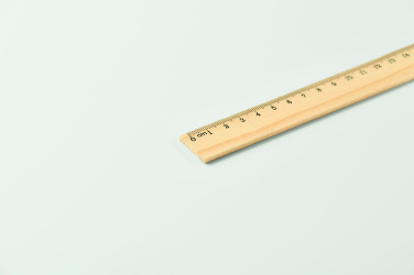 Logotrade kampanjprodukter bild: Trälinjal 20 cm