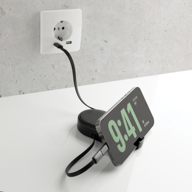 Logotrade profilprodukter bild: Chargevix Multifunktionell 60W laddning i RCS återv. plast