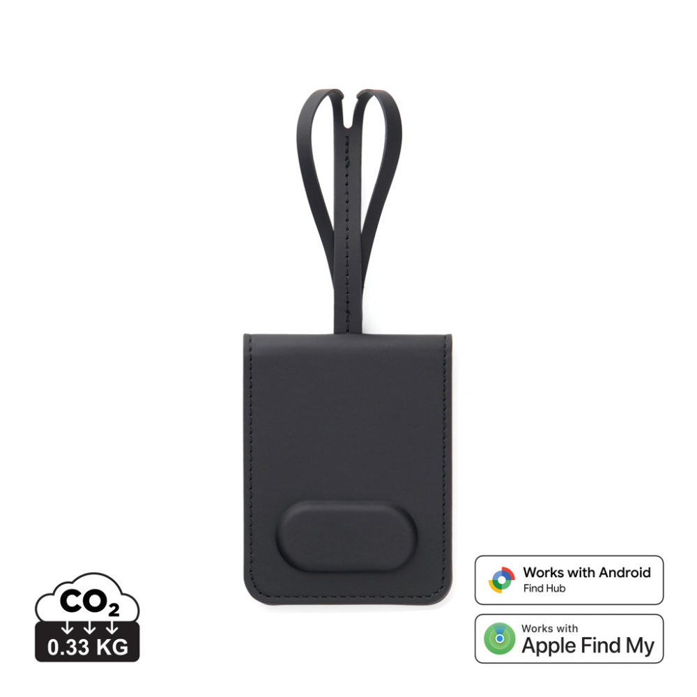Logotrade profilprodukter bild: VINGA Baltimore RCS Luggage Tag With Finder Dual