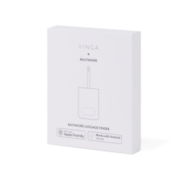 Logotrade reklamprodukter bild: VINGA Baltimore RCS Luggage Tag With Finder Dual
