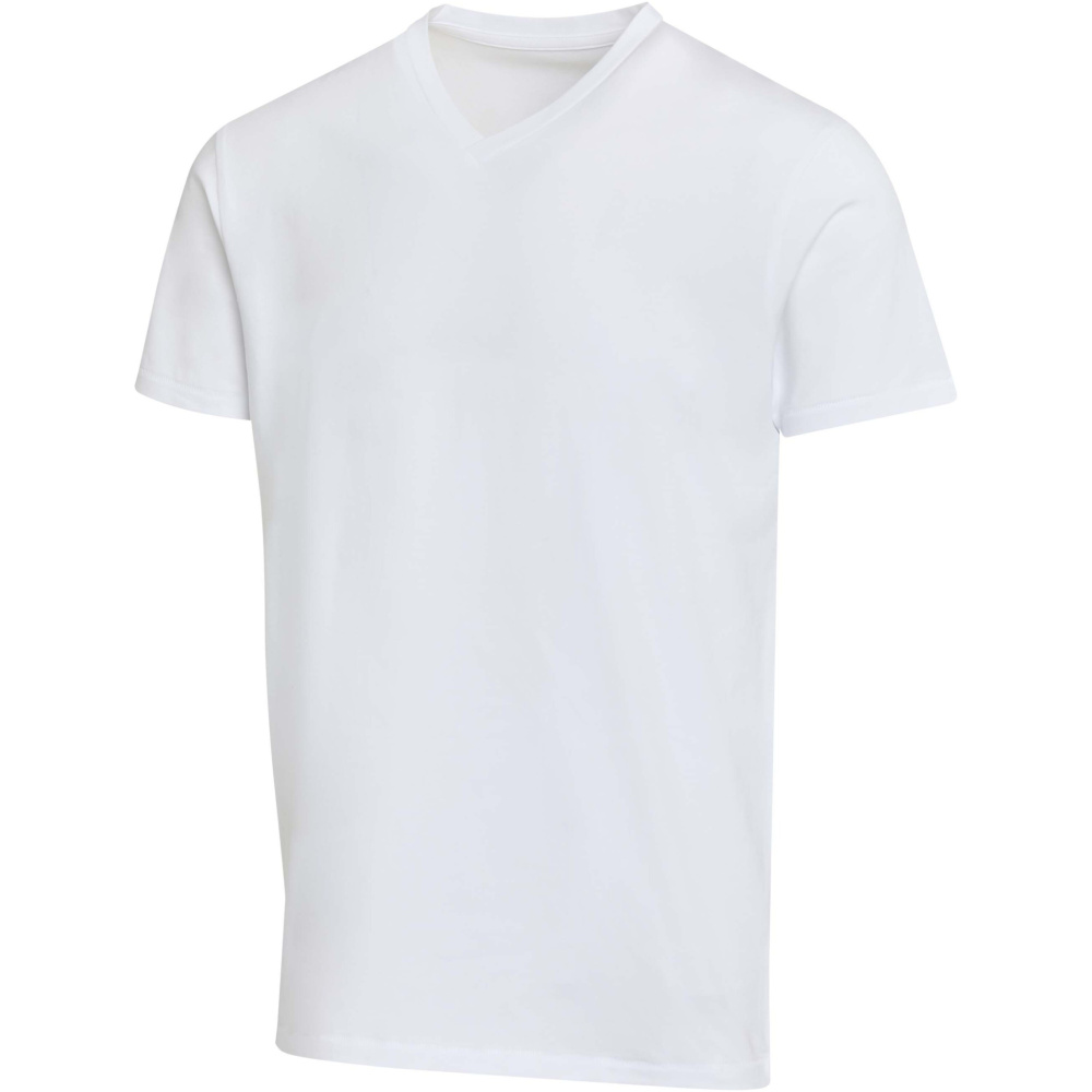 Logotrade profilreklam bild: Balfour kortärmad v-ringad unisex-T-shirt