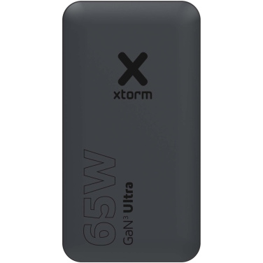 Logotrade presentreklam bild: Xtorm 65 W snabbladdare set med kabel och resefodral för resor